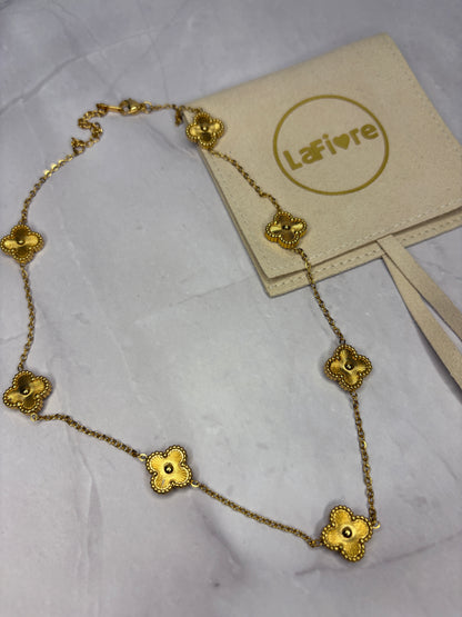 Gold Clover Necklace