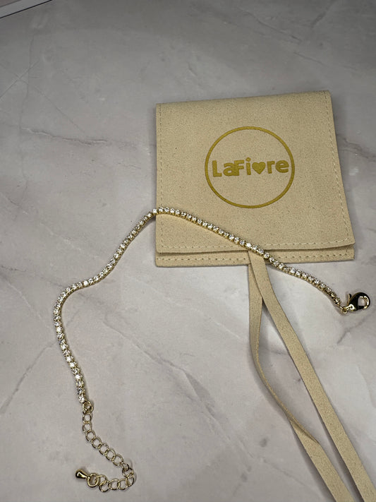 Crystal Wave Anklet