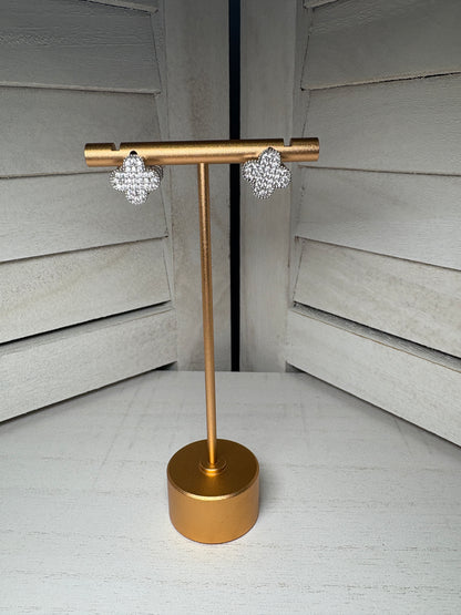 Silver Blossom Earrings