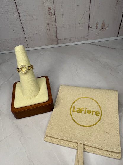 Sparkling Clover Flex Ring