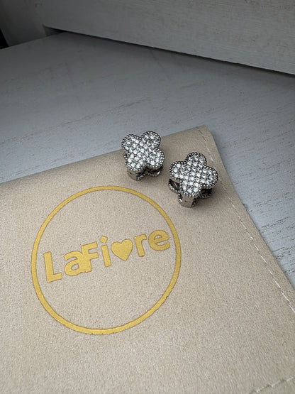 Silver Blossom Earrings