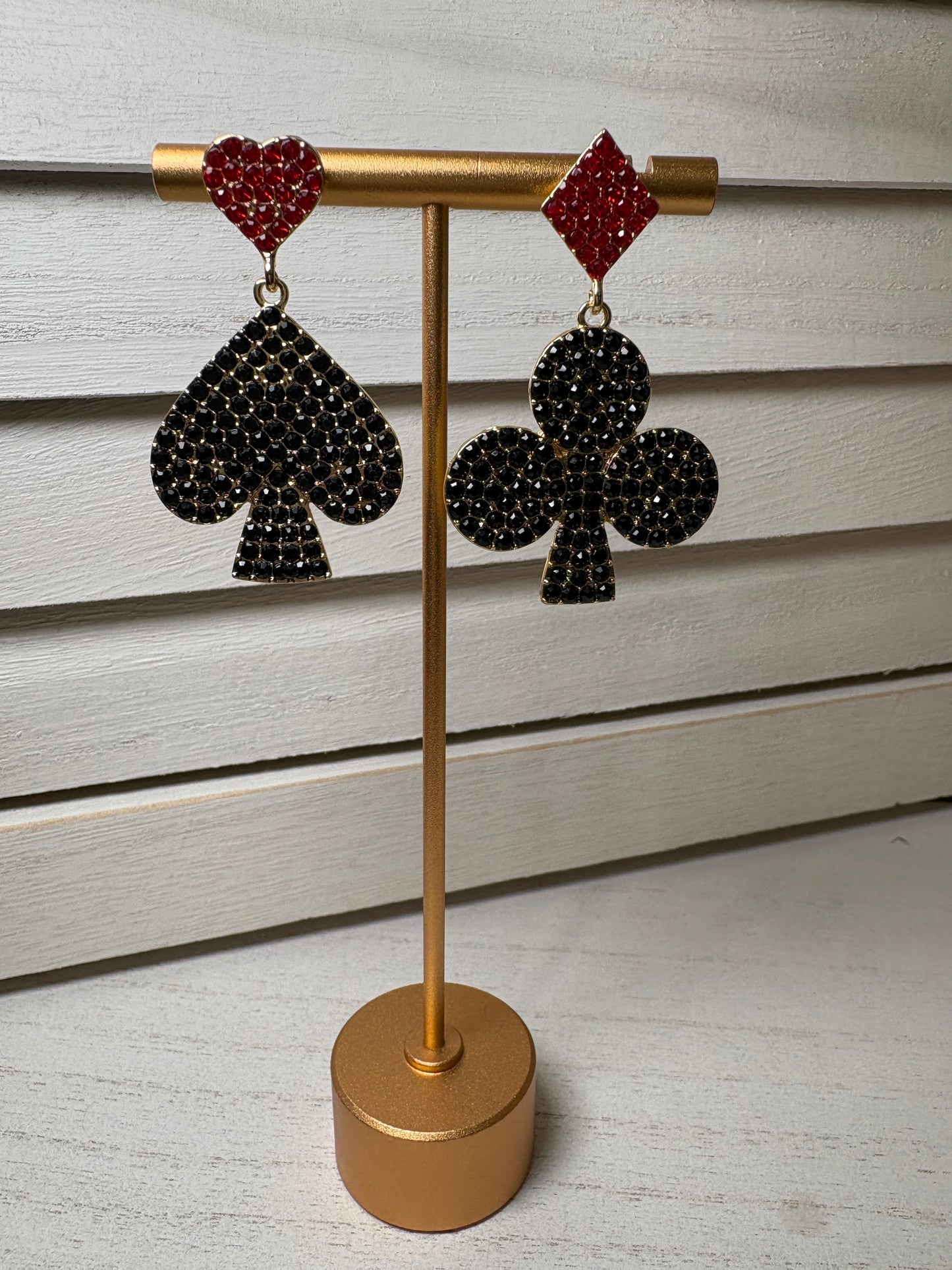 Fun Poker Earrings