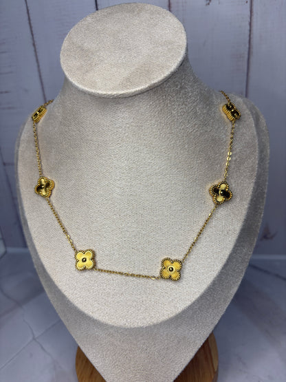 Gold Clover Necklace