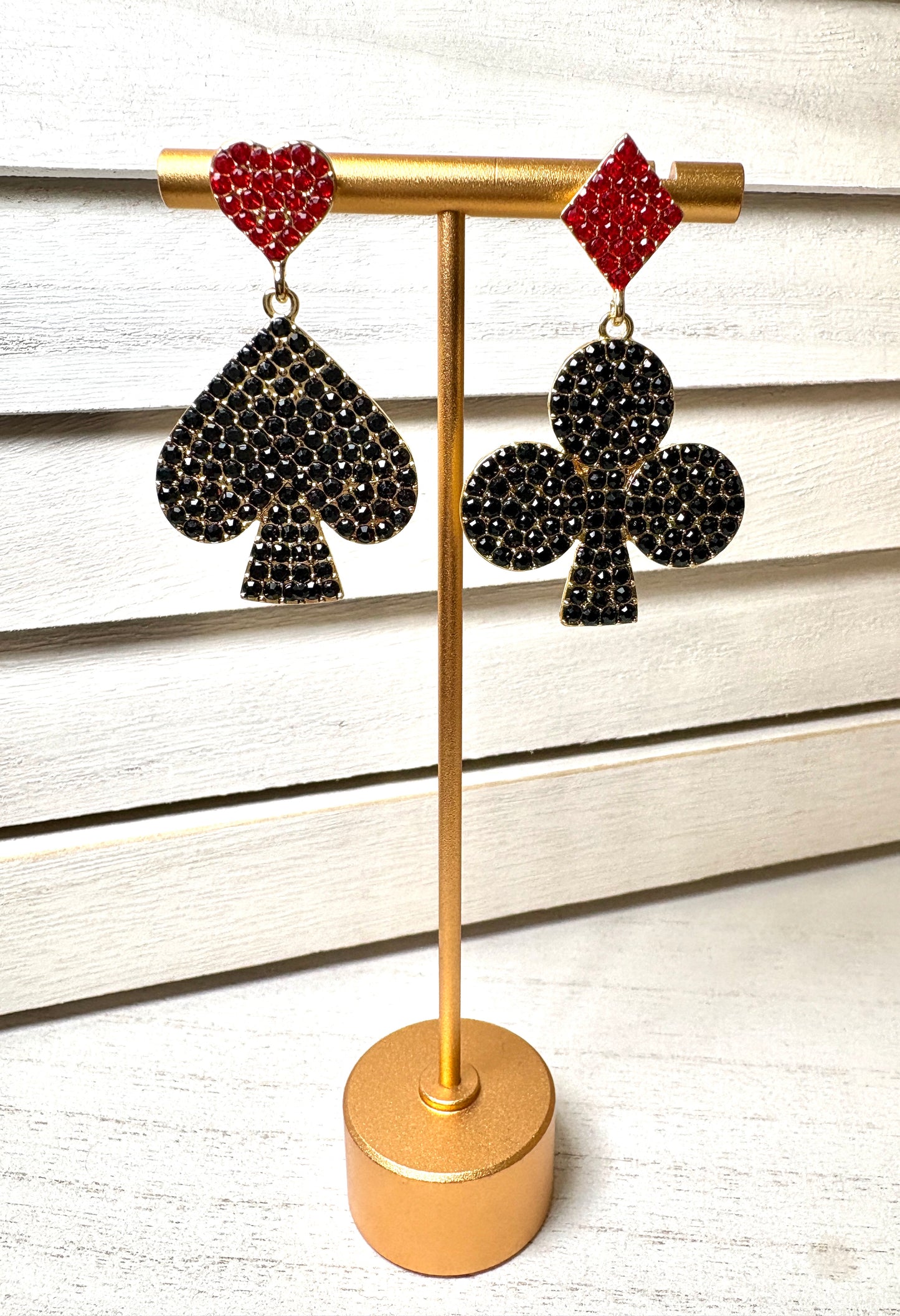 Fun Poker Earrings