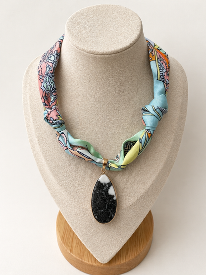 Jade Scarf Necklace