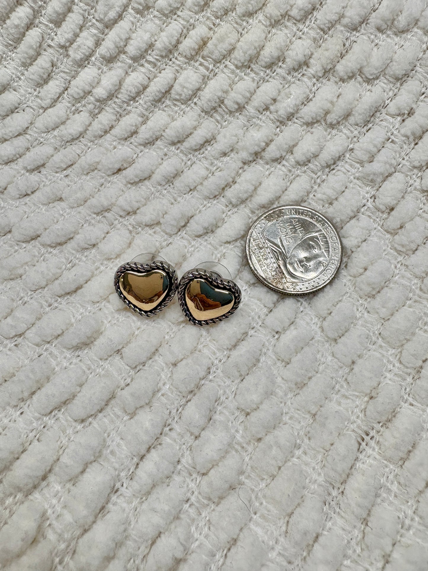 Hopeless Hard Two Tone Earrings