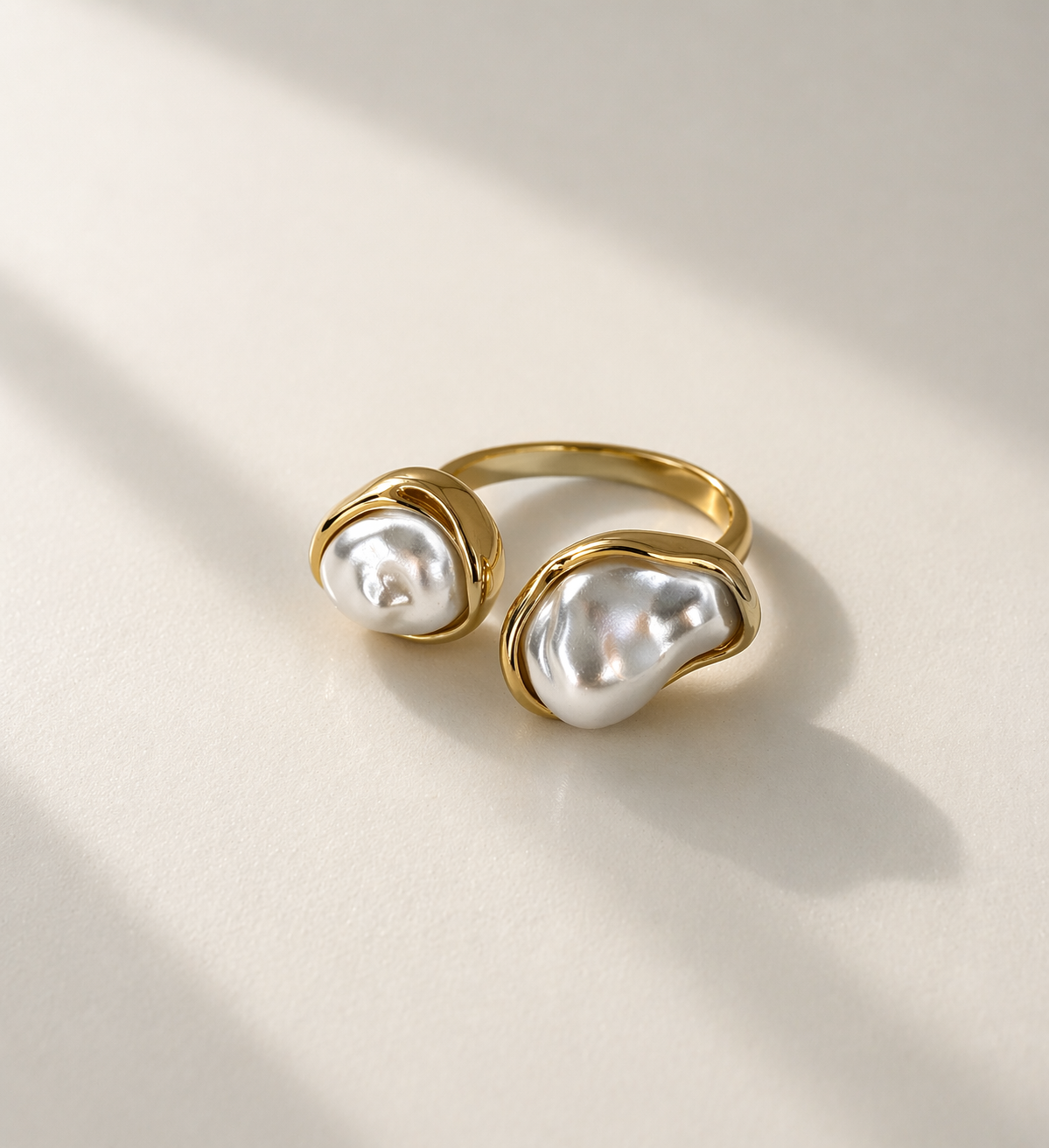 Baroque Pearl Ring
