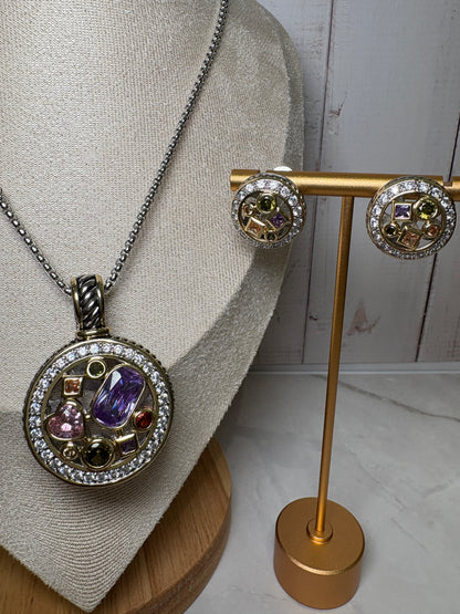 Dazzling Two Tone Set- Ring 7