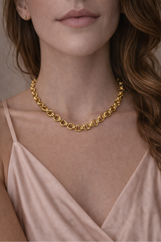 Gold Statement Necklace